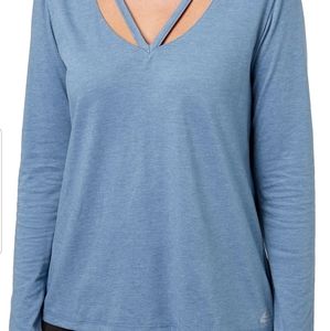 Reebok Cotton Split Back Long Sleeve Shirt